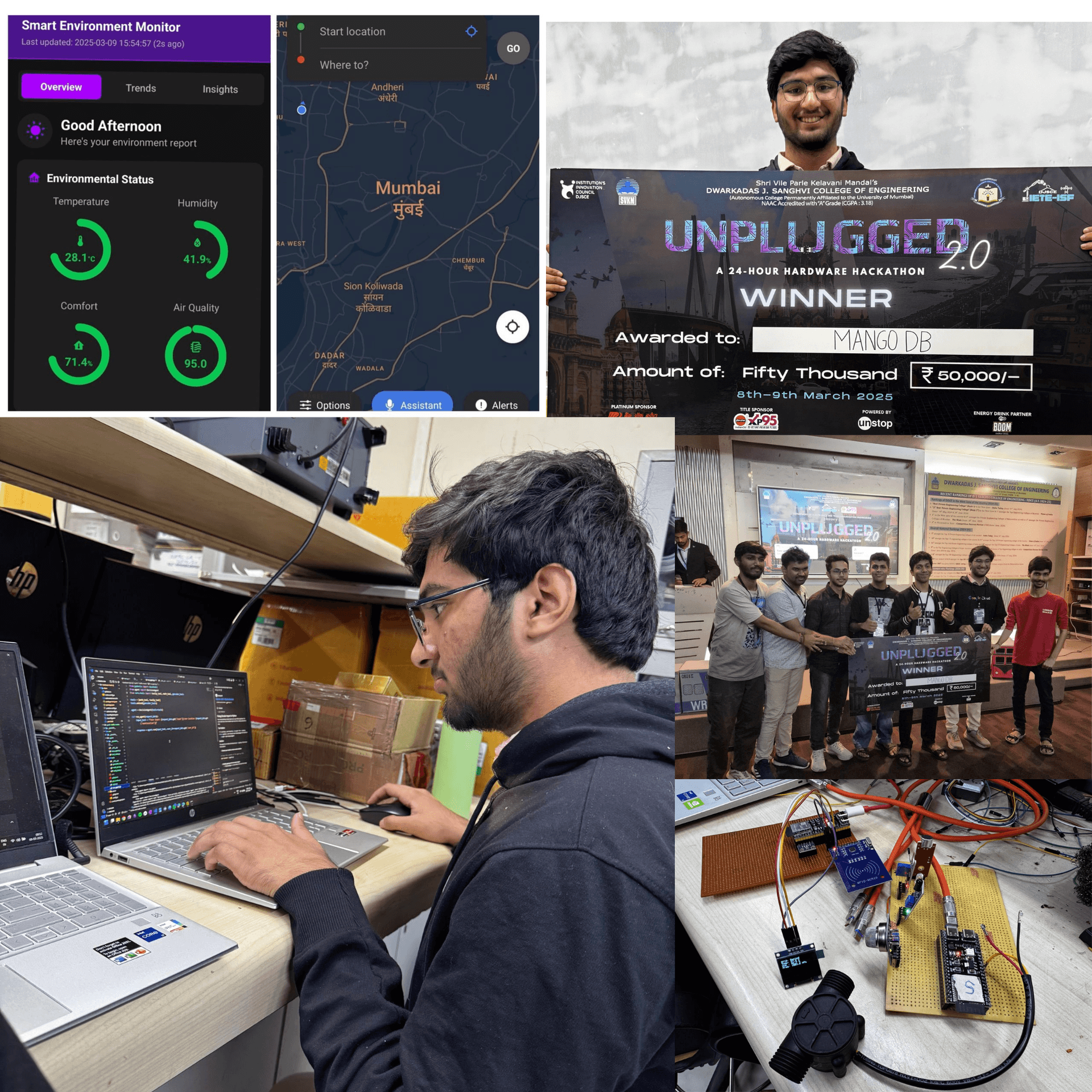 First Place at Unplugged 2.0 Hackathon